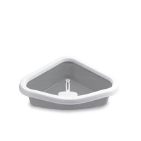 Stefanplast Sprint Corner Grey угловой туалет для кошек (96618)